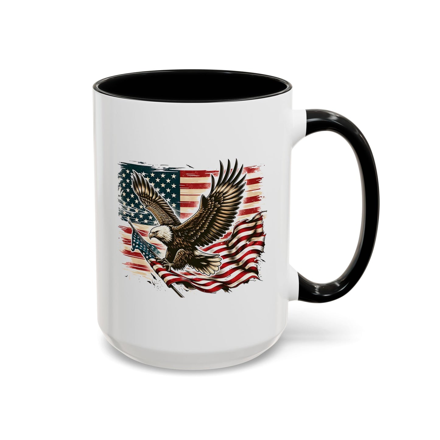 4th of July Mug - American Bald Eagle Flag 9