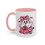Halloween Mug - Ghost With Pink Bow
