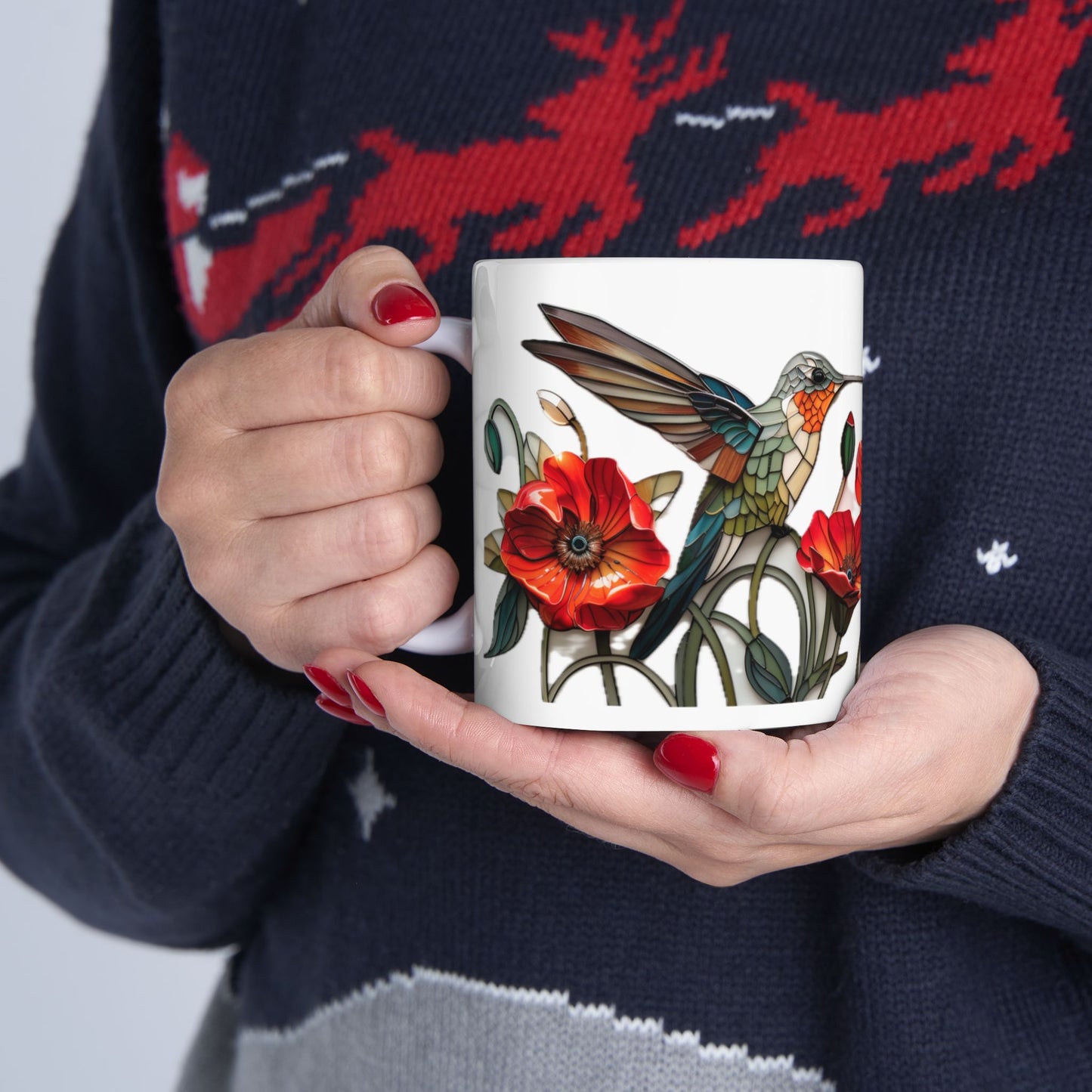 Artistic Mug - Hummingbirds