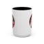Christmas Mug - Merry Christmas White and Red Text Decoration