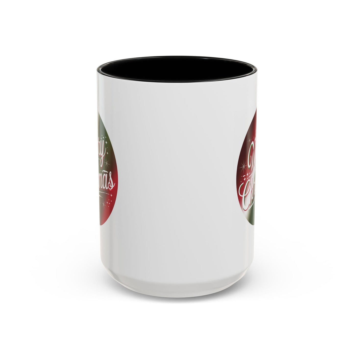 Christmas Mug - Merry Christmas White and Red Text Decoration