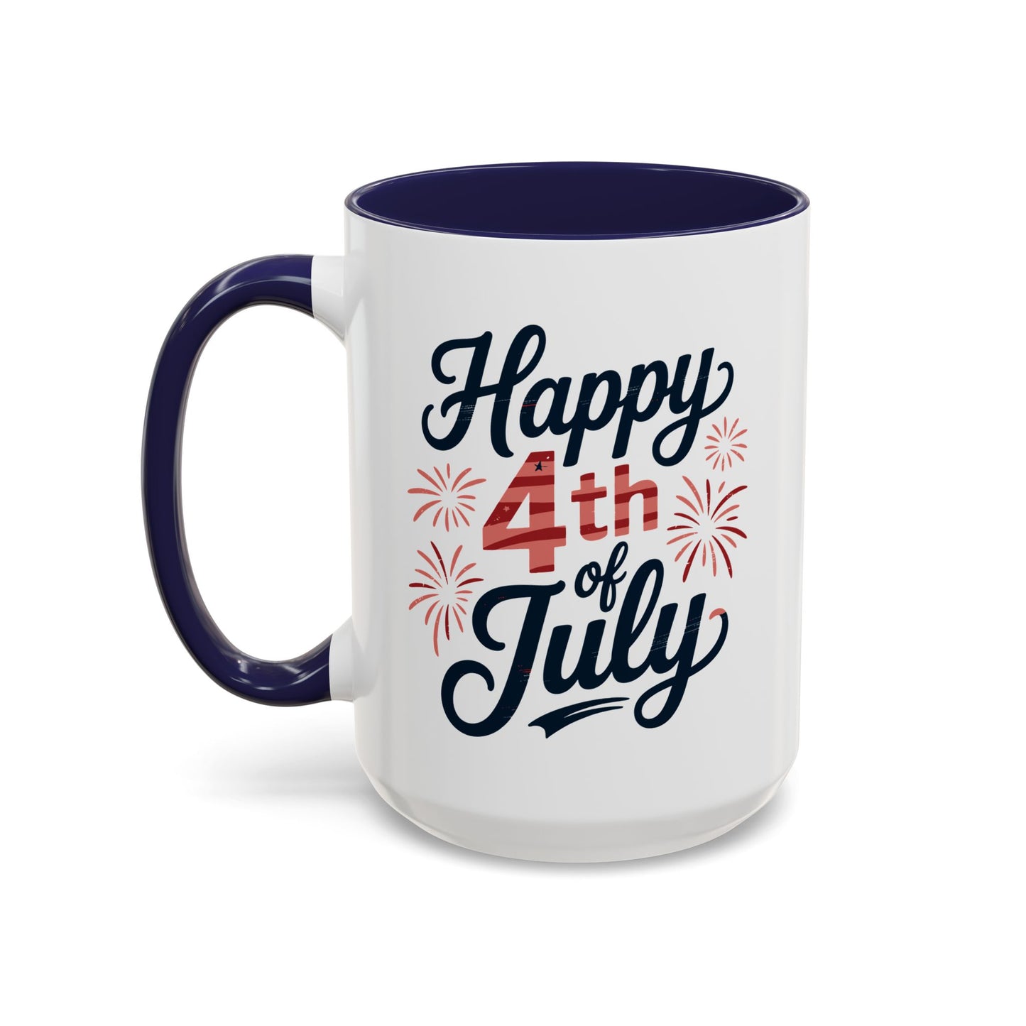 4th of July Mug - Happy 4th of July Fireworks