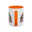 Christmas Mug - Merry Christmas Tartan Text Trees Presents