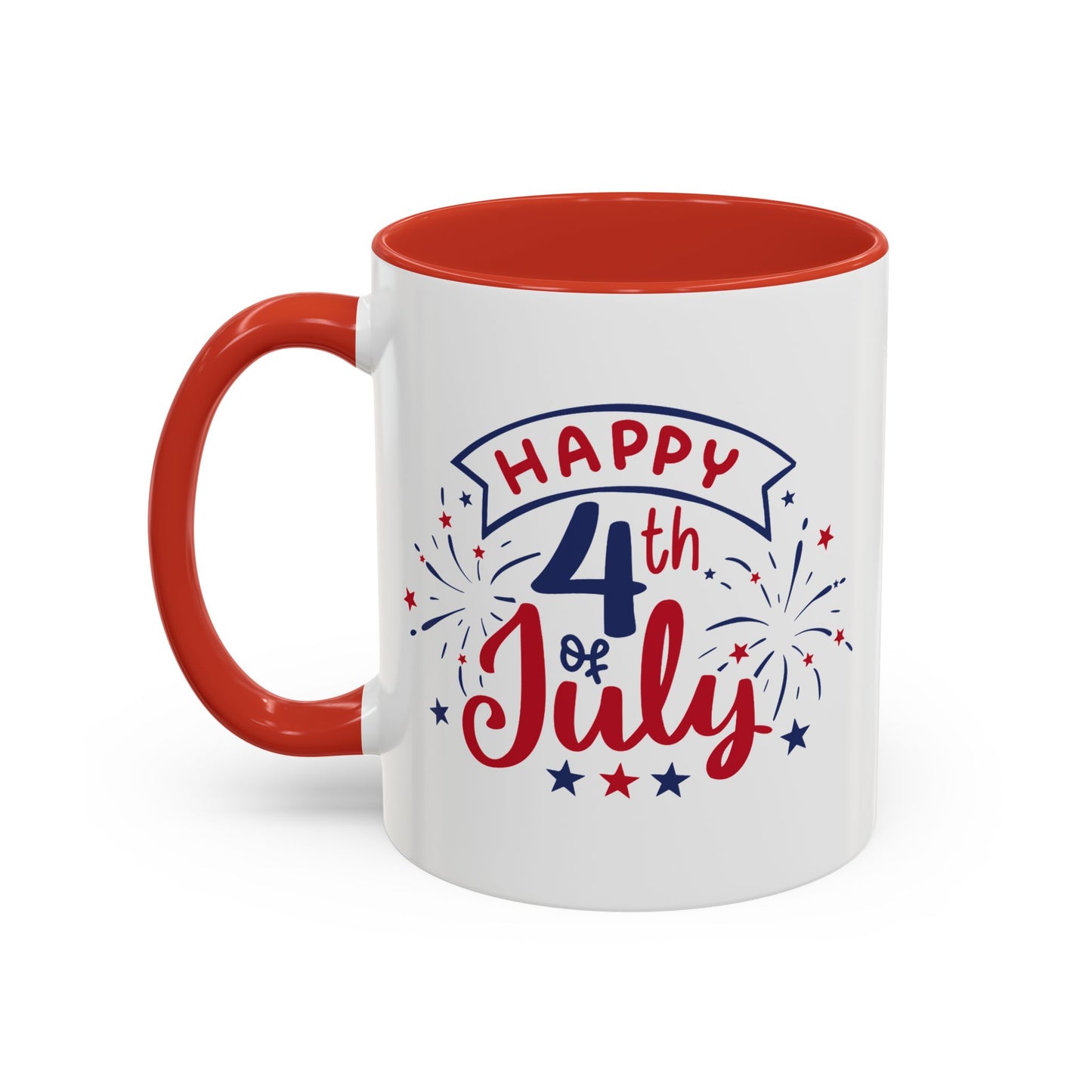4th of July Mug - Happy 4th of July Fireworks