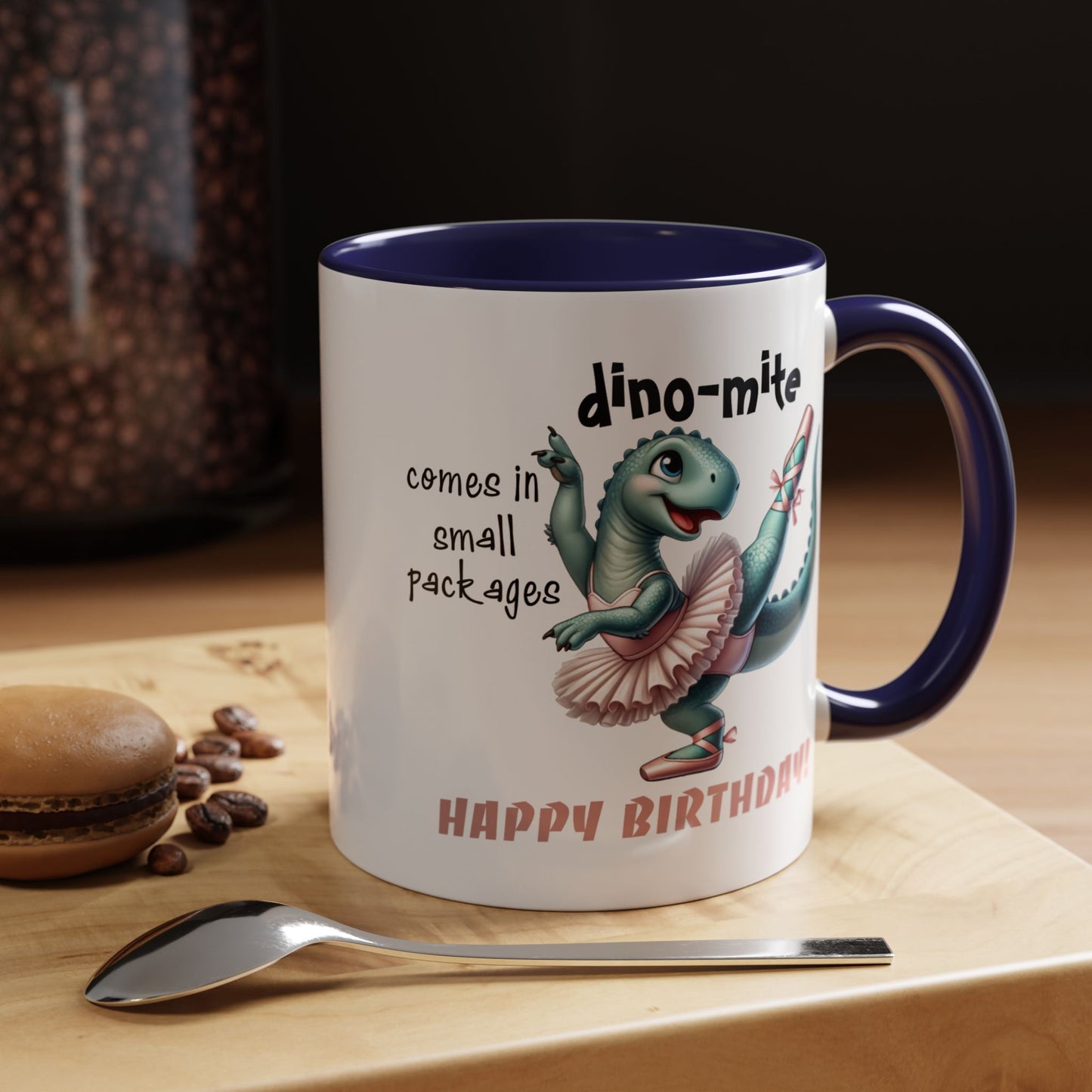 Birthday Mug - Dino-mite (Girl)
