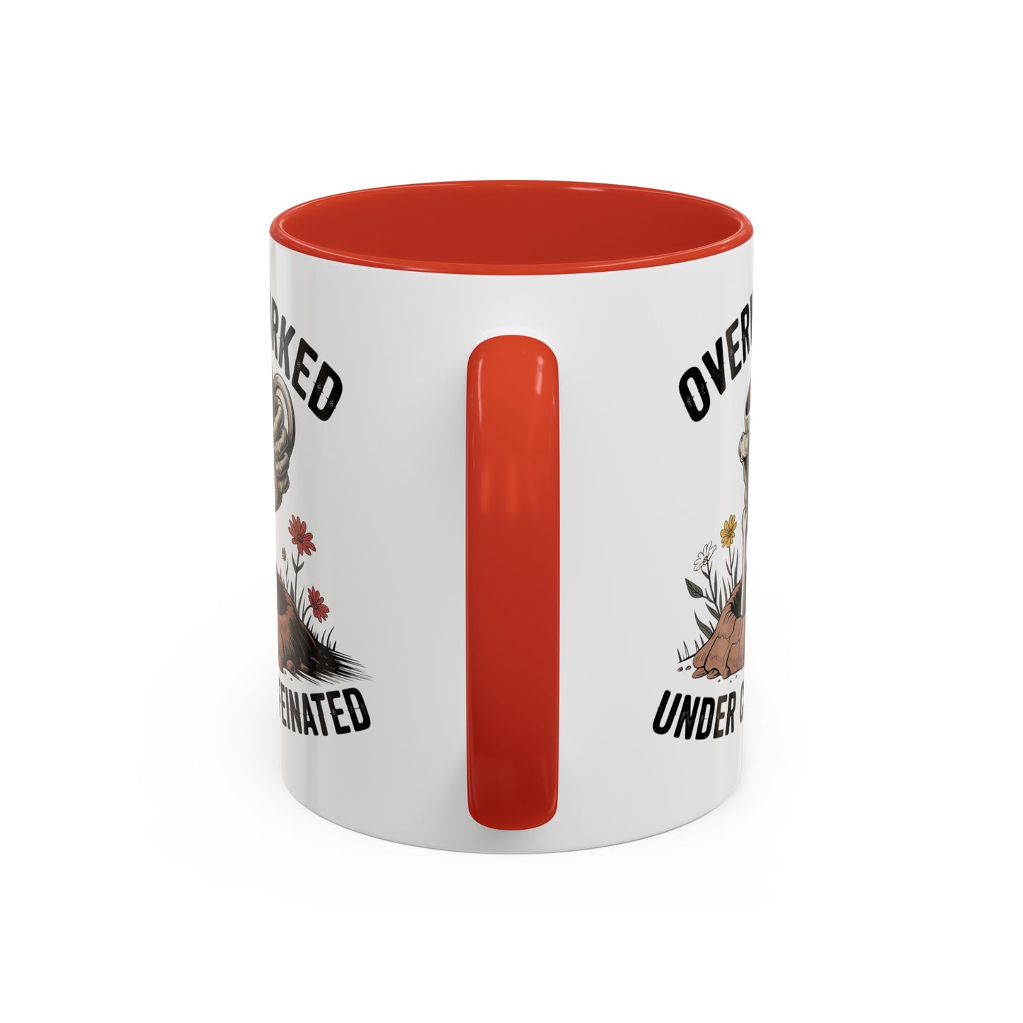 Humor Mug - Overworked and Under Caffeinated