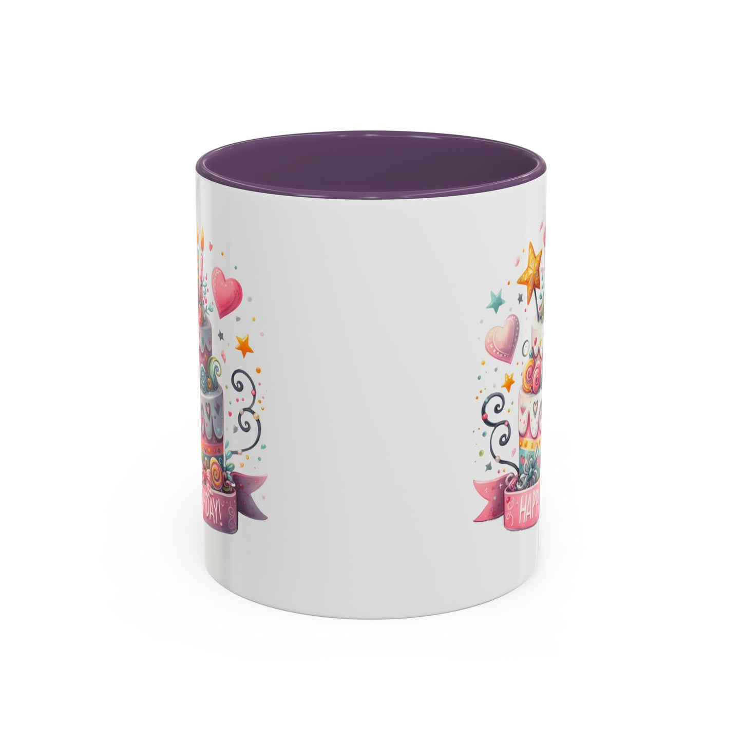 Birthday Mug - Happy Birthday Two Tiered Cake
