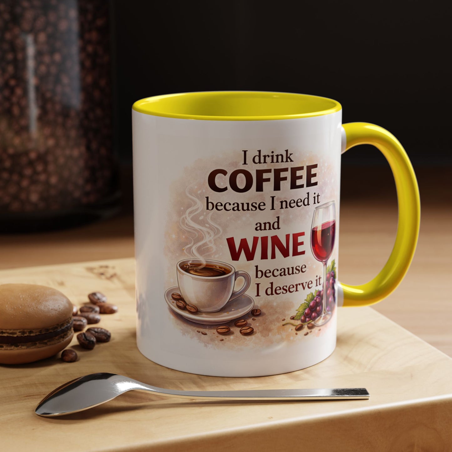 Humor Mug - I Drink Coffee Because I Need It