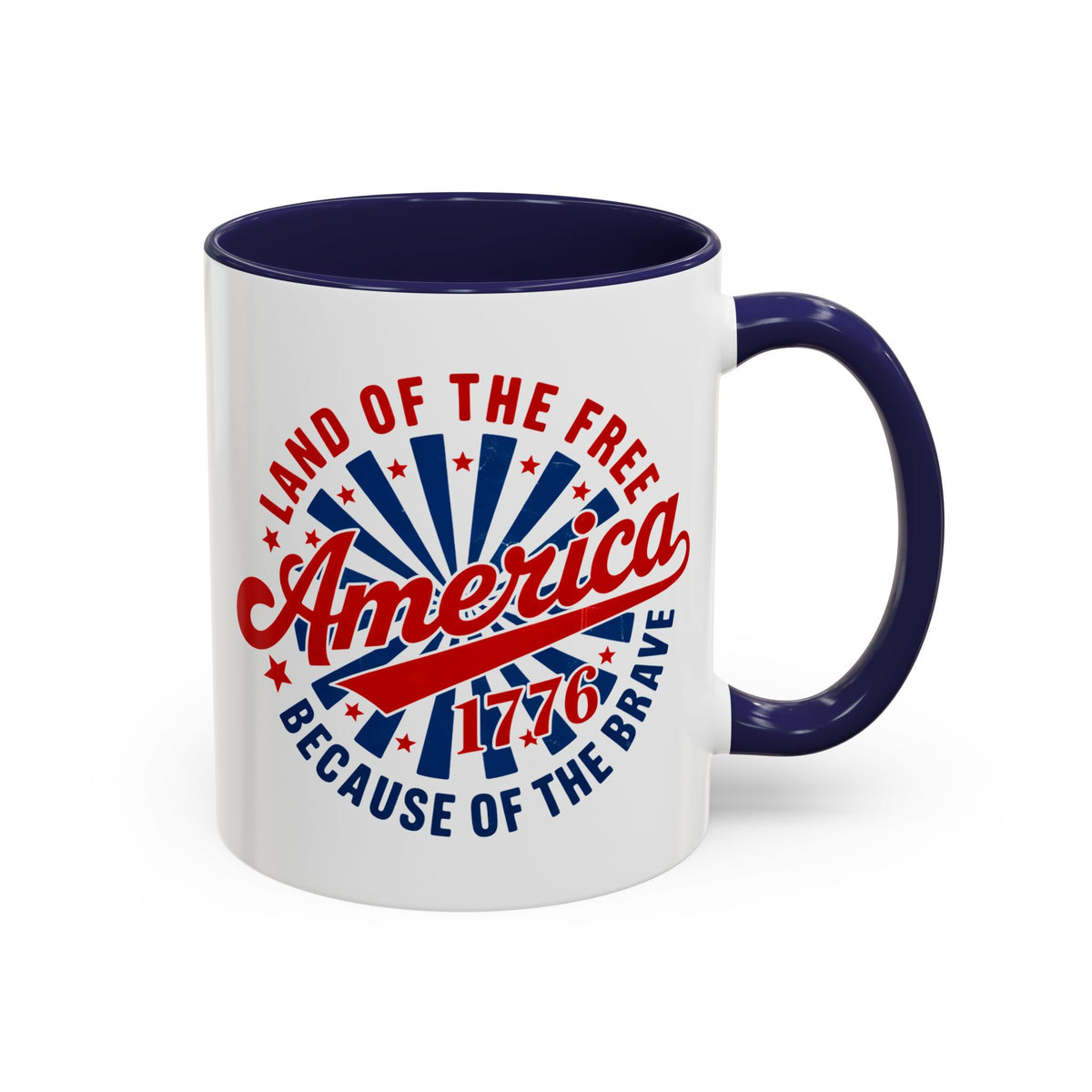 4th of July Mug - America 1776 Land of the Free