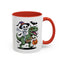 Halloween Mug - Skeleton Riding Dinosaur