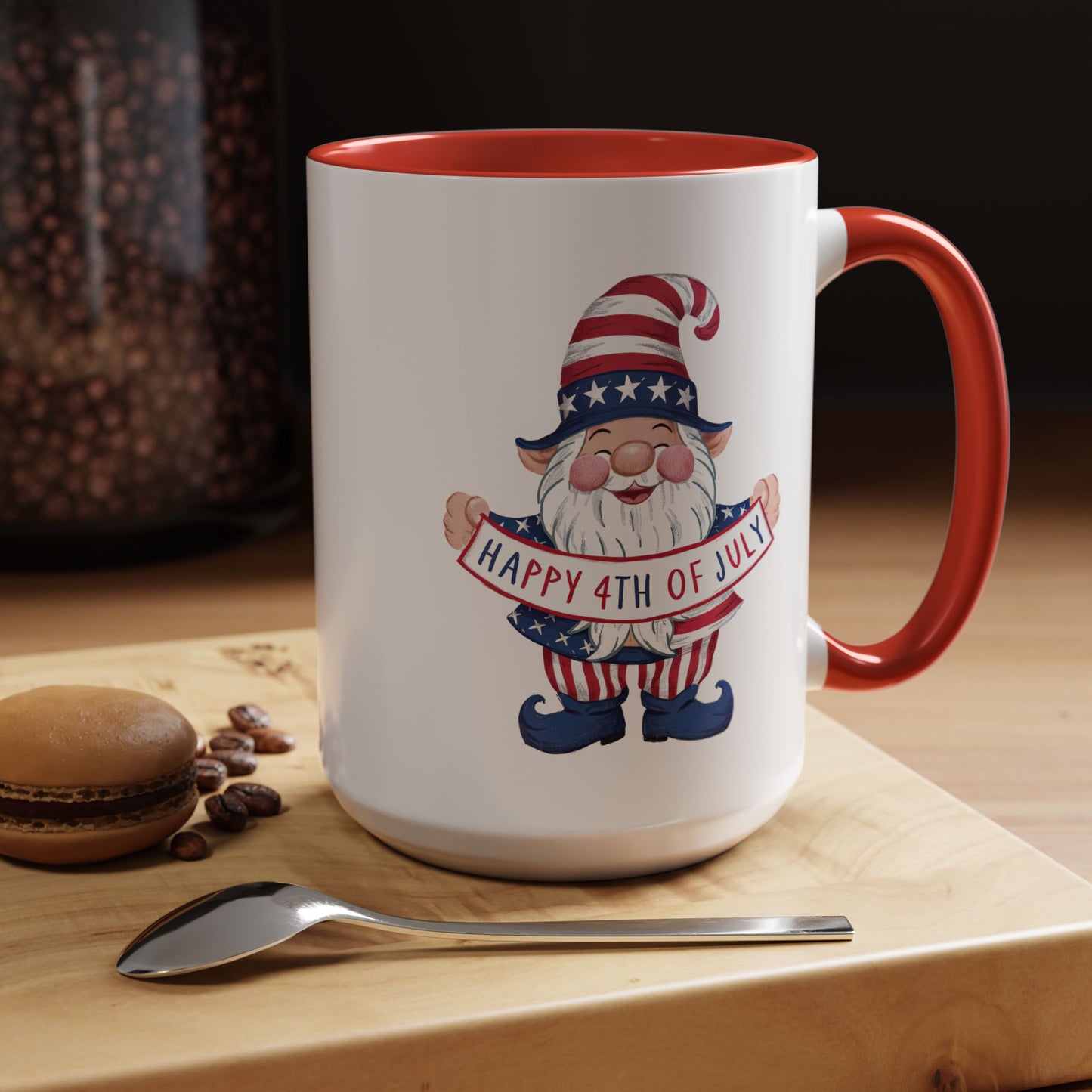 4th of July Mug - American Gnome 13