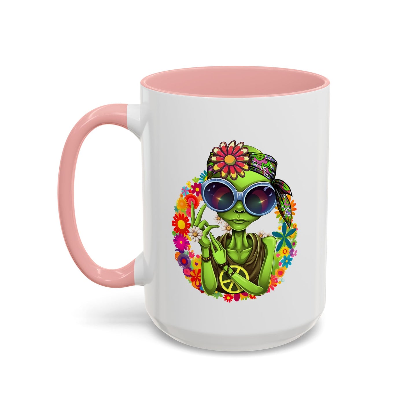 Alien Mug - Peace Hippy Alien