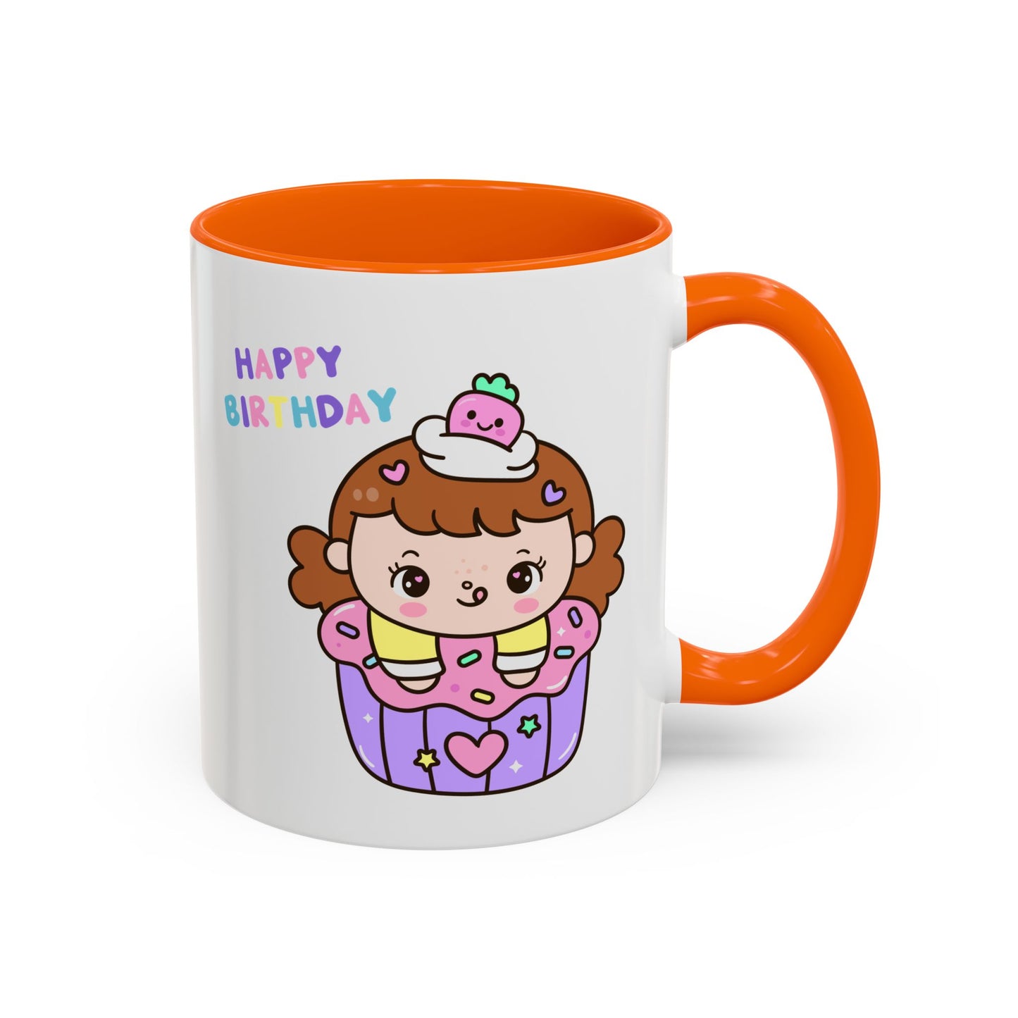 Birthday Mug - Cute Girl Cupcake