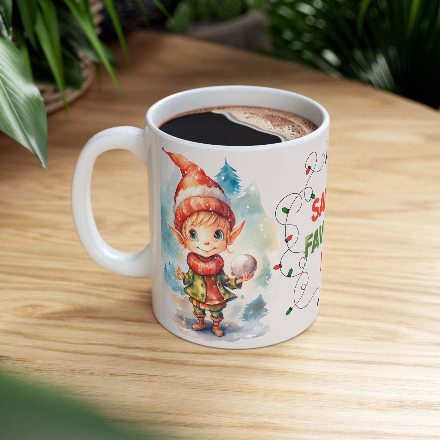Christmas Mug - Santa's Favorite Elf