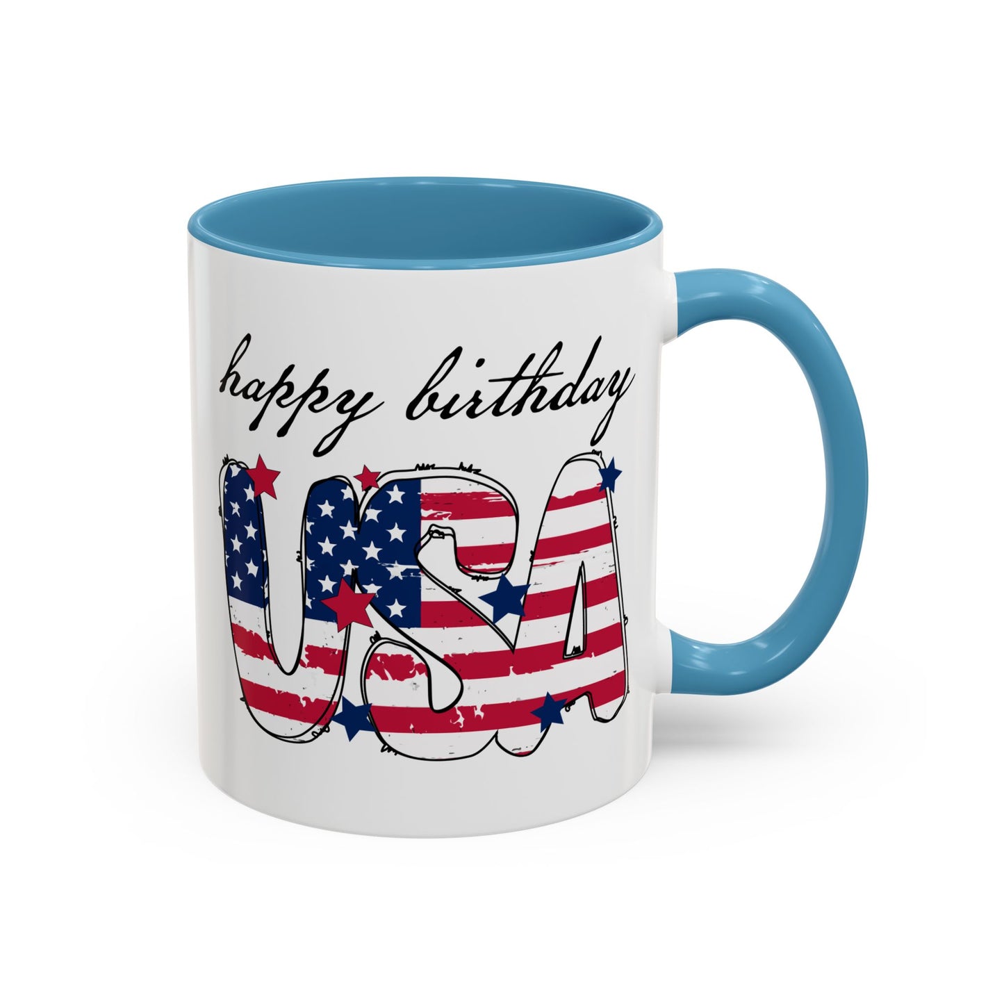 4th of July Mug - Happy Birthday USA