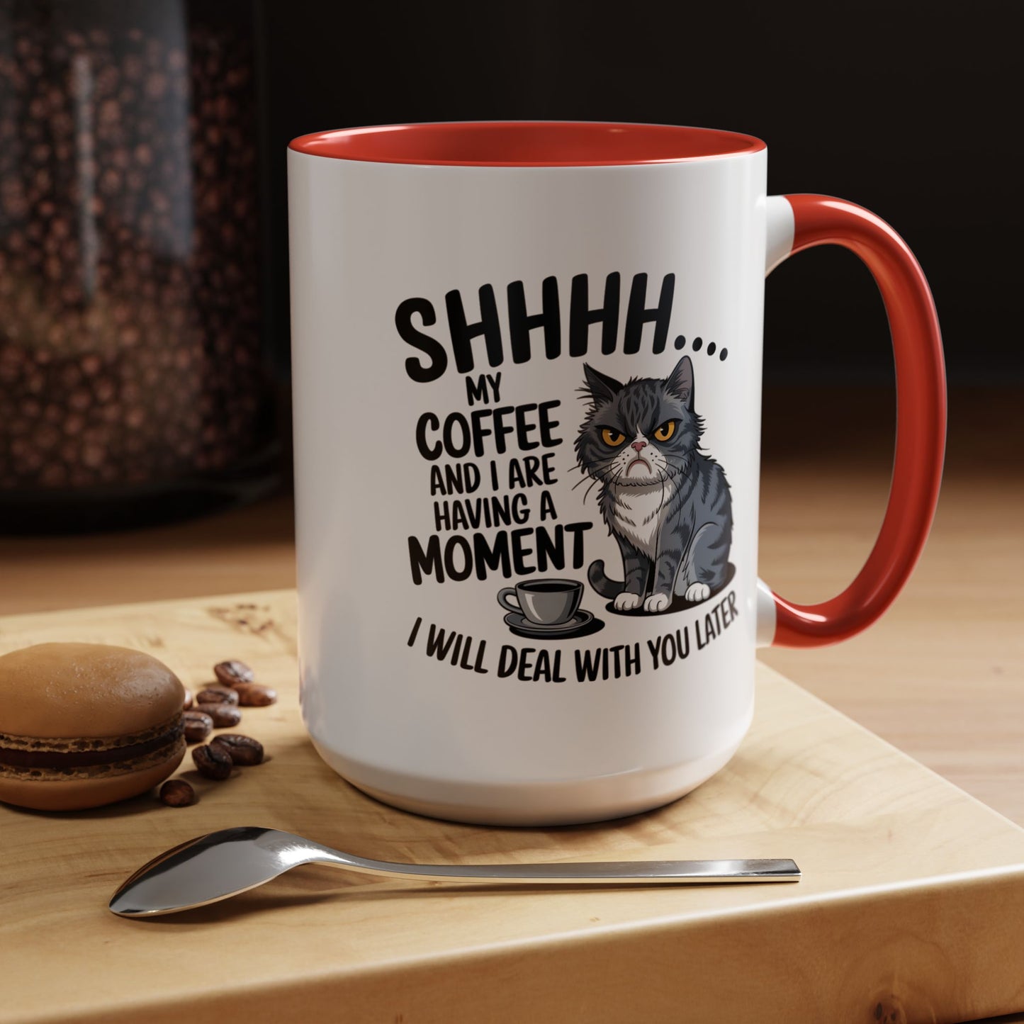 Animal Mug - Shhhh My Coffee and I