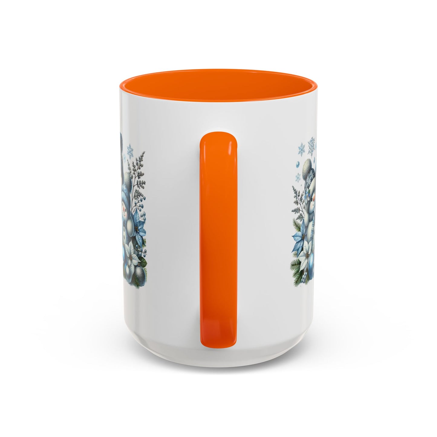 Christmas Mug - Blue Snowman Family