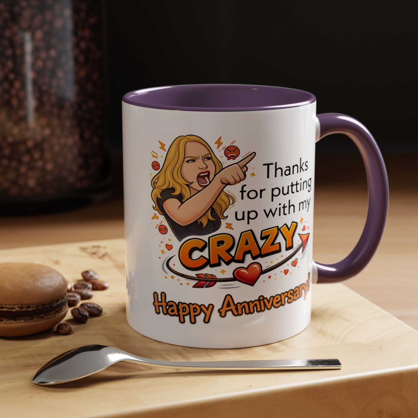 Anniversary Mug - Thanks For Putting Up