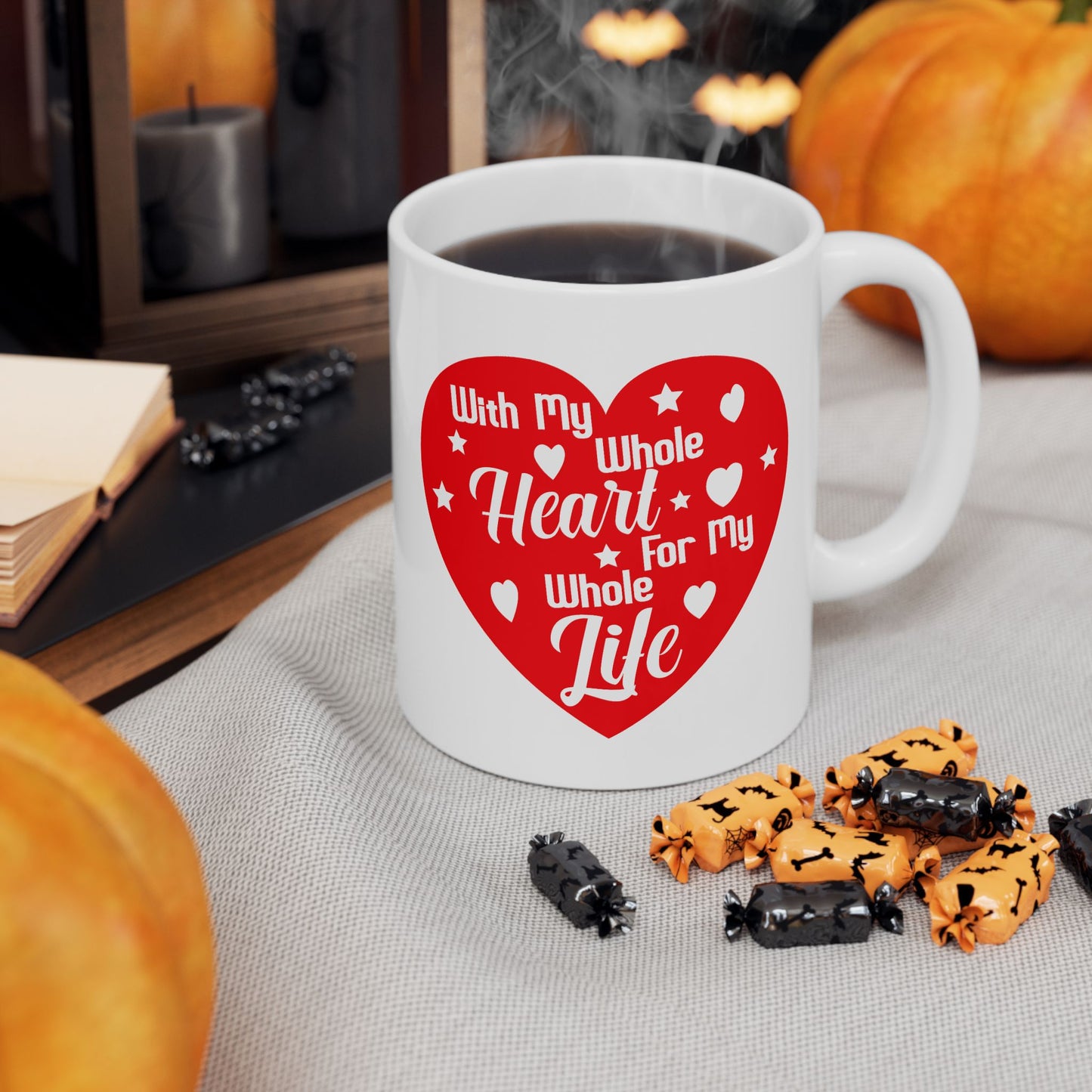 Anniversary Mug - With My Whole Heart