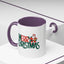 Christmas Mug - Merry Christmas Green & Red Text Santa Present