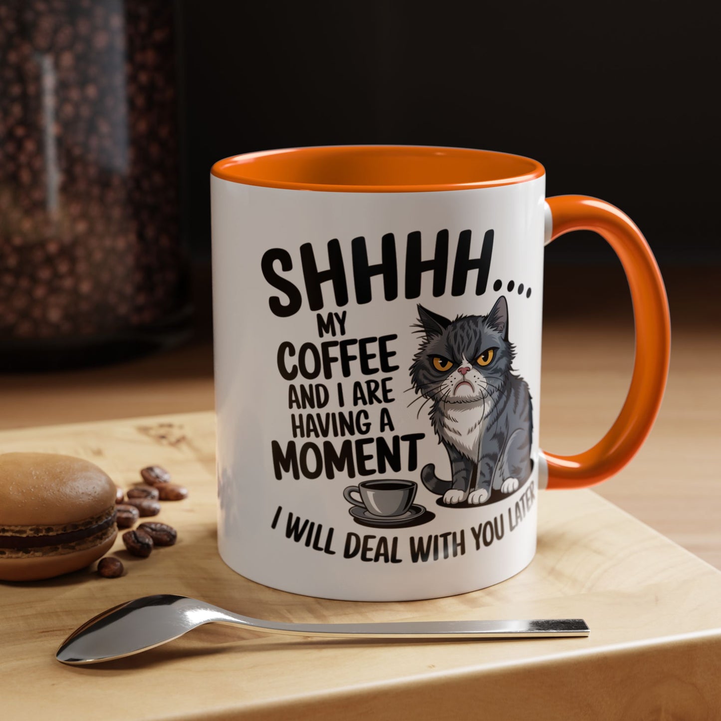 Animal Mug - Shhhh My Coffee and I