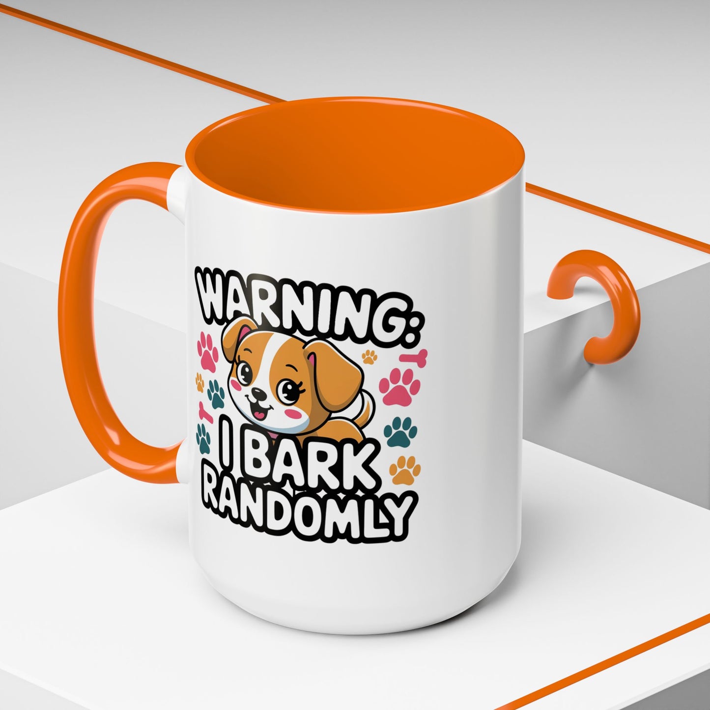 Animal Mug - Warning I Bark Randomly