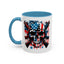 4th of July Mug - Skull With American Flag