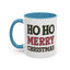 Christmas Mug - Ho Ho Ho Merry Christmas Red & Green Text 4