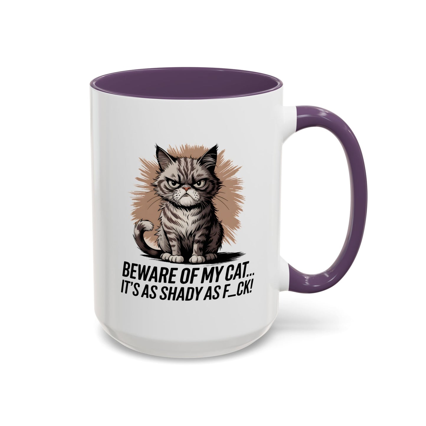 Humor Mug - Beware of My Cat