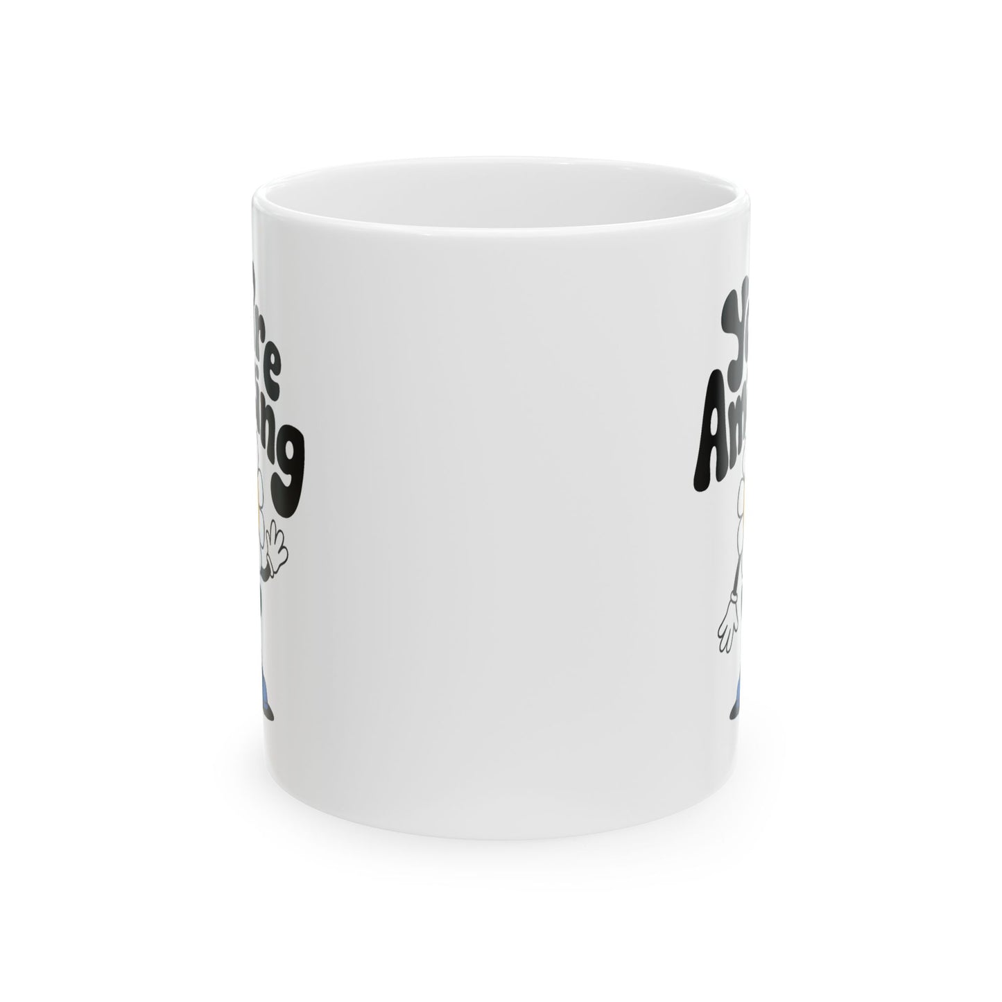 Motivation Mug - You're Amazing Retro Flower