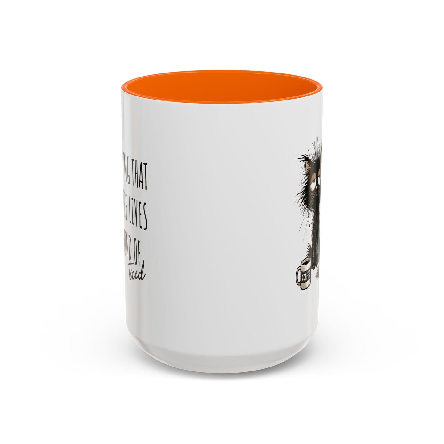 Humor Mug - Living That Nine Lives