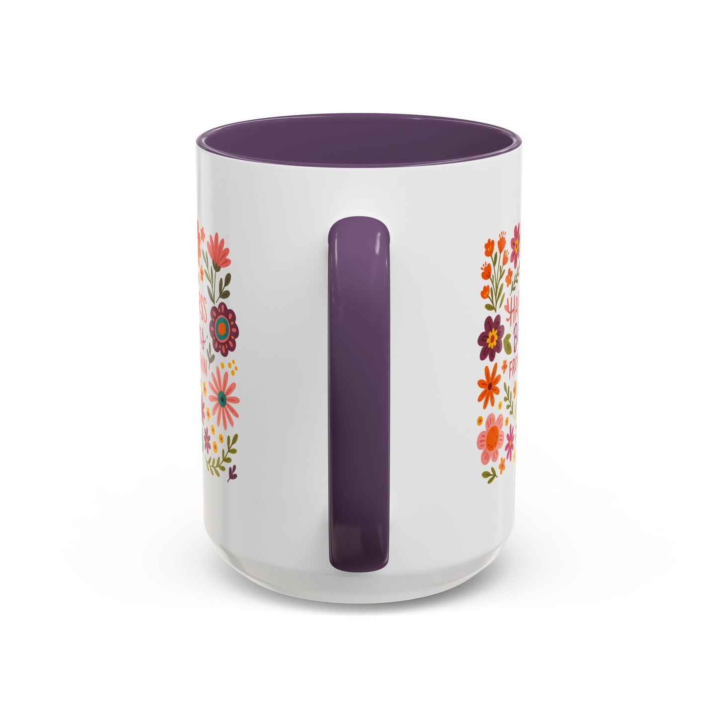 Motivation Mug - Happiness Blooms From Within