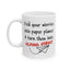Humor Mug - Fold Your Worries Into Paper Planes