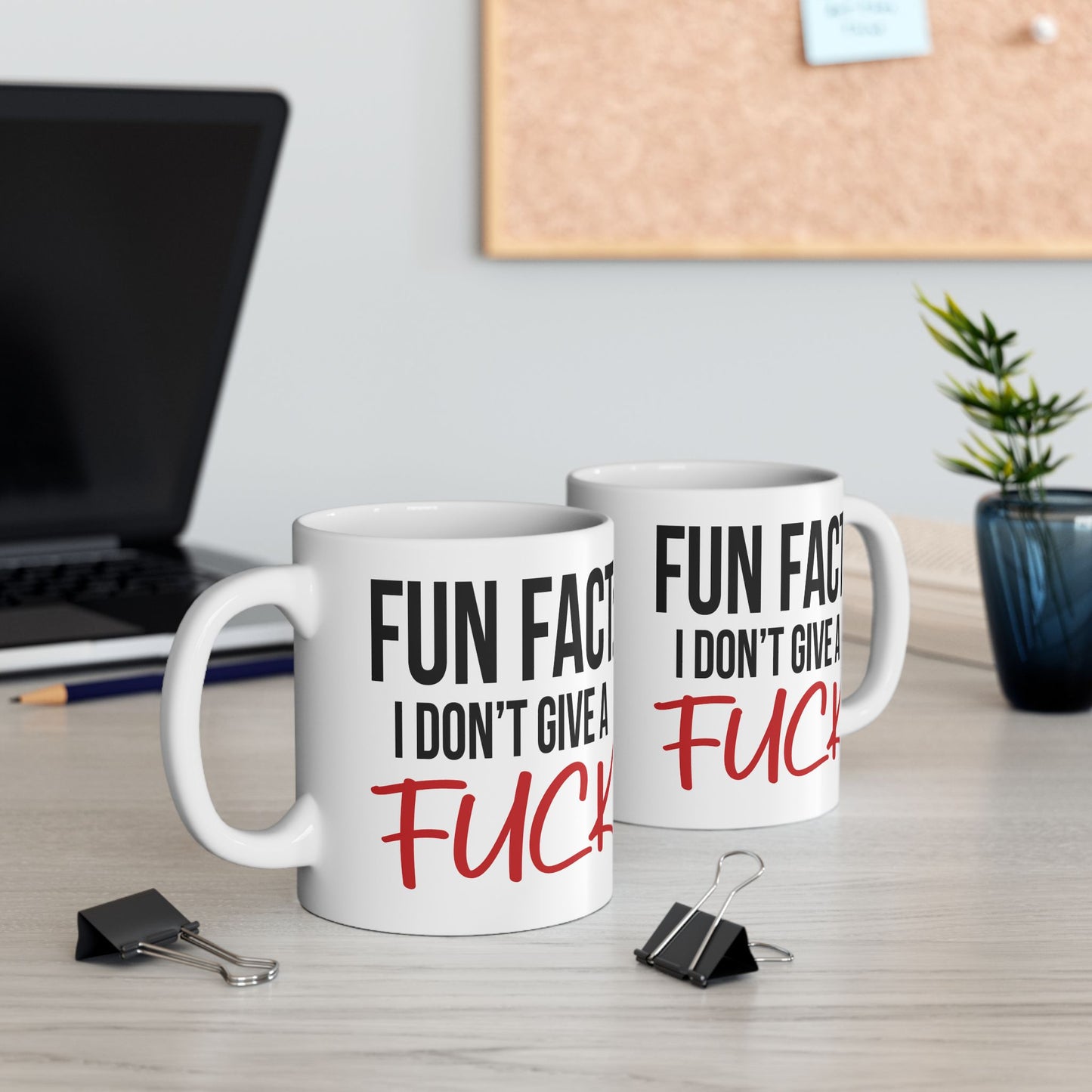 Adult Mug - Fun Fact I Don't Give a Fuck