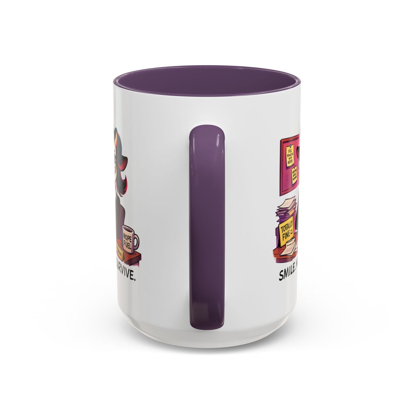 Office Mug - Smile Nod Survive