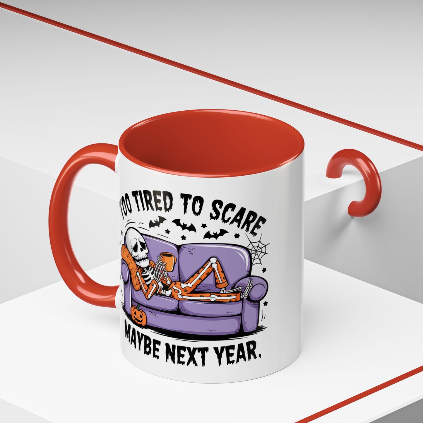 Halloween Mug - Too Tired To Scare