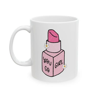 Motivation Mug - You Go Girl Lipstick