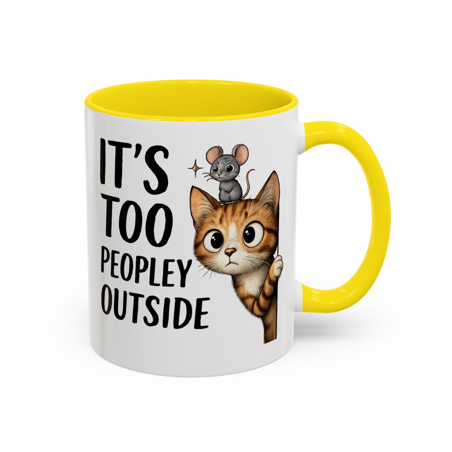 Animal Mug - It's Too Peopley Outside