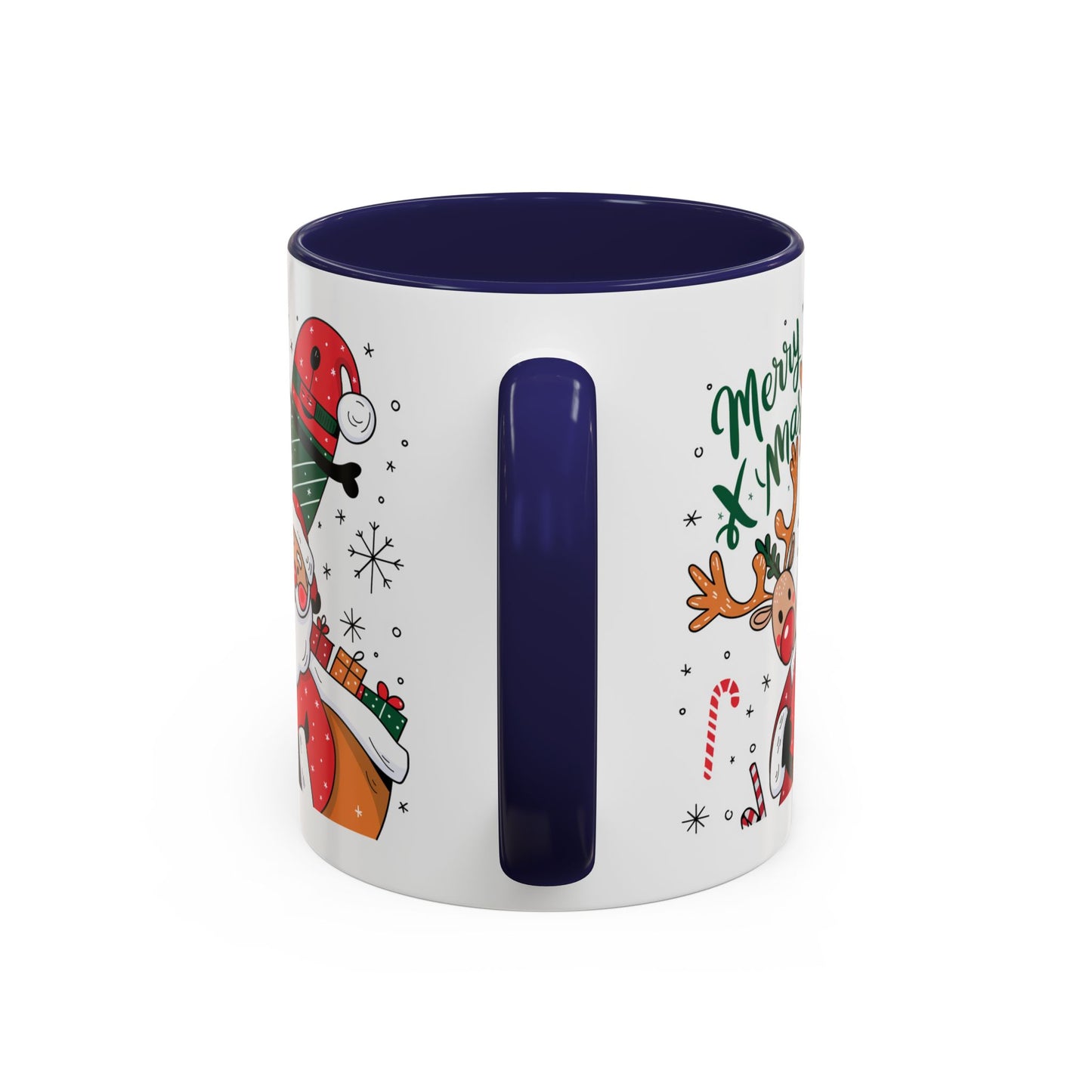 Christmas Mug - Merry Xmas Santa Reindeer