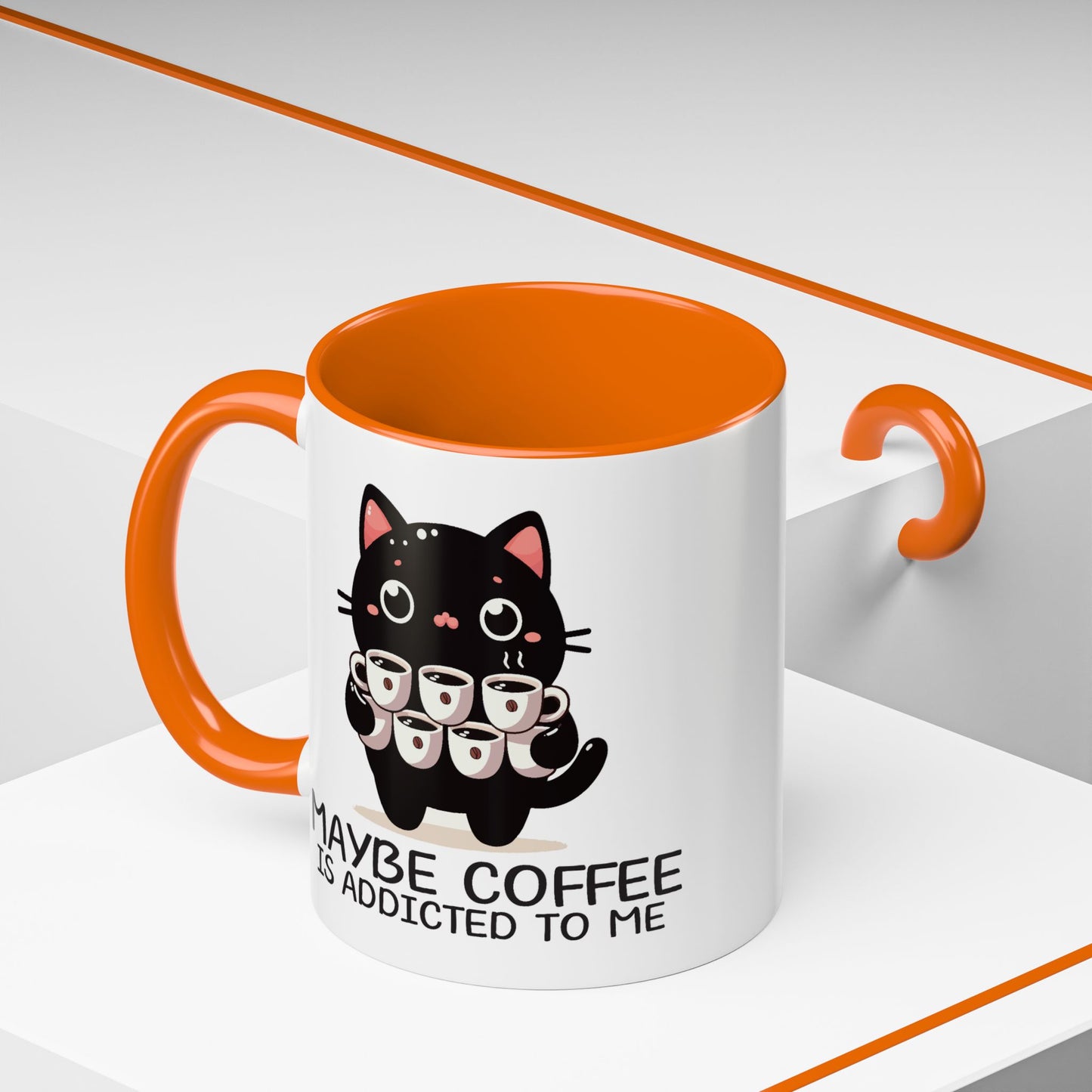 Animal Mug - Maybe Coffee is Addicted To Me