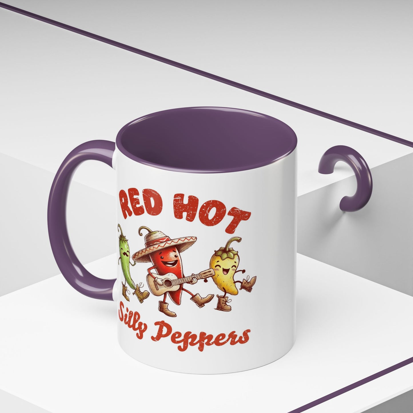 Humor Mug - Red Hot Silly Peppers