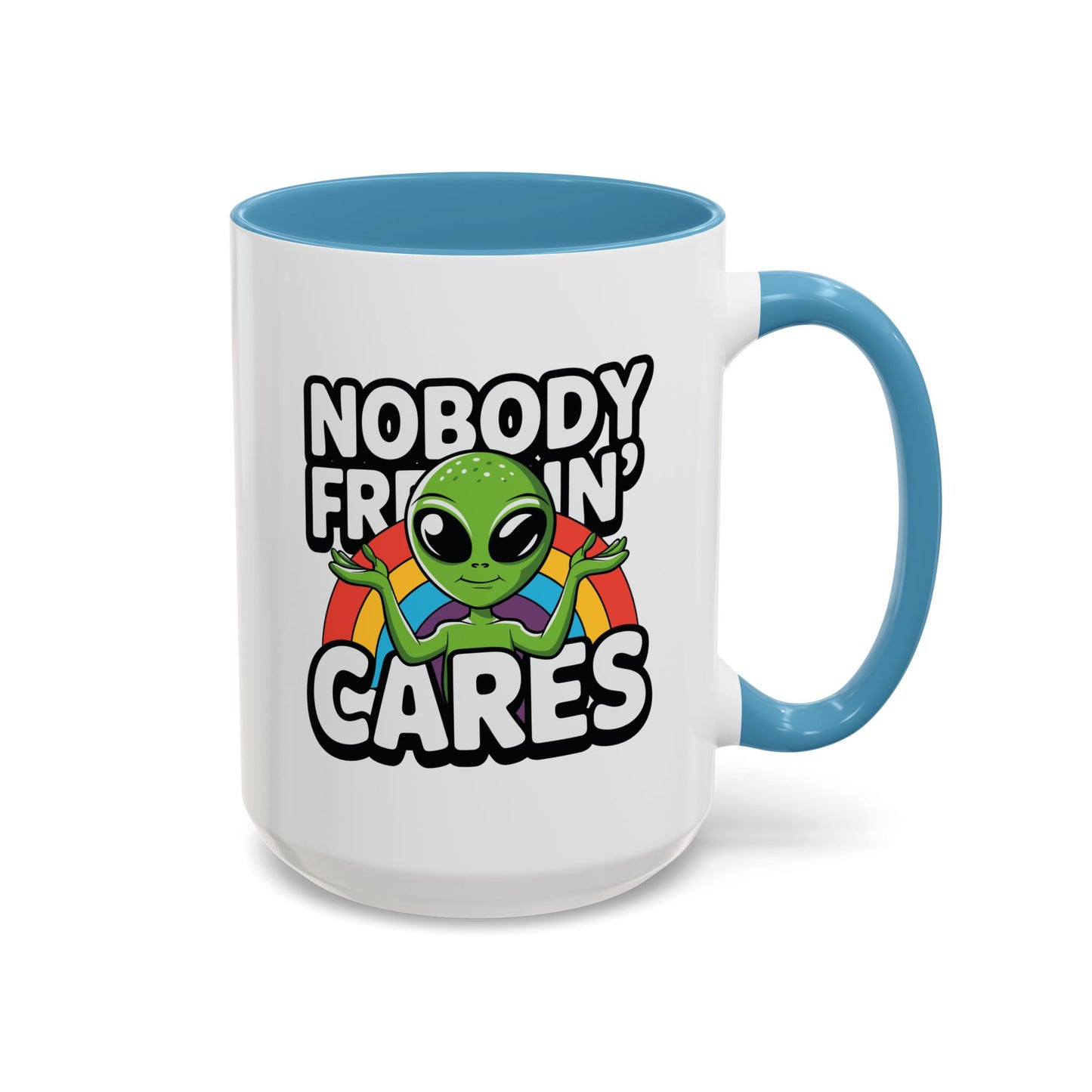 Alien Mug - Nobody Freakin Cares