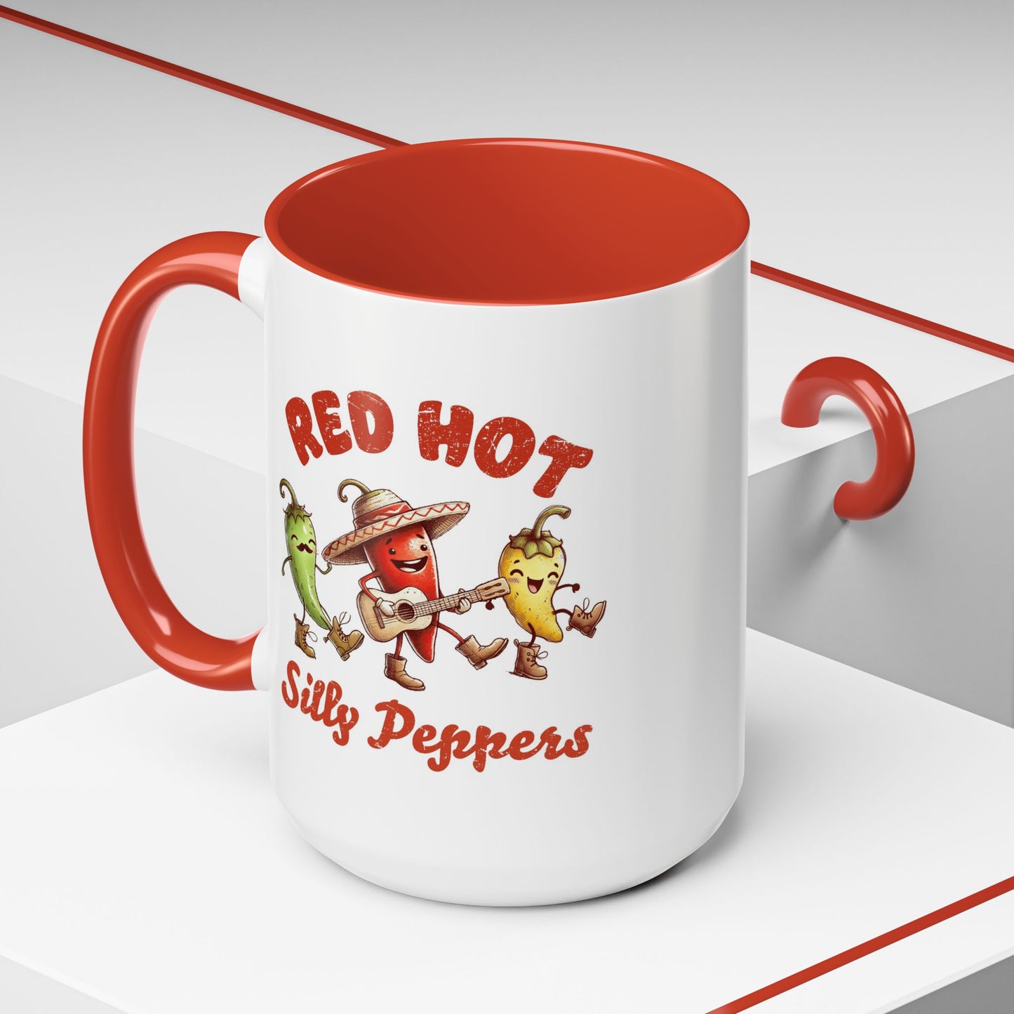 Humor Mug - Red Hot Silly Peppers