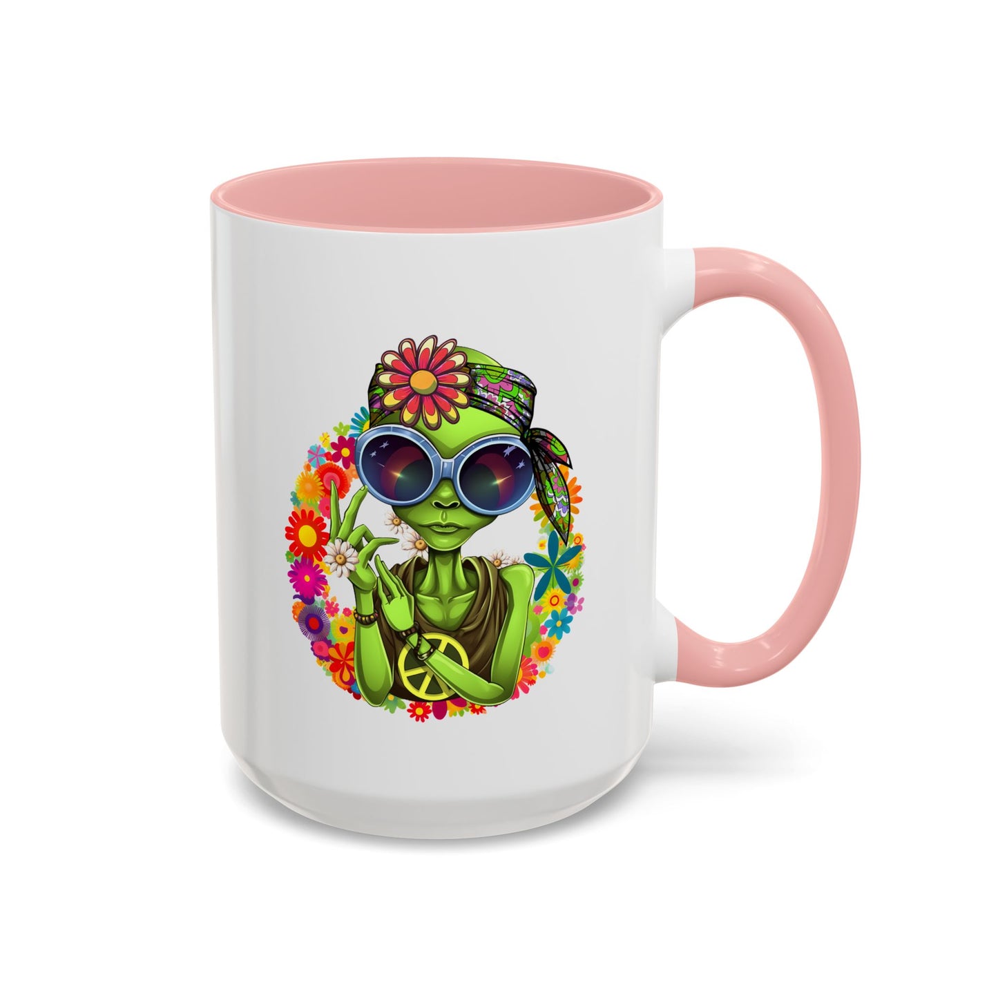 Alien Mug - Peace Hippy Alien