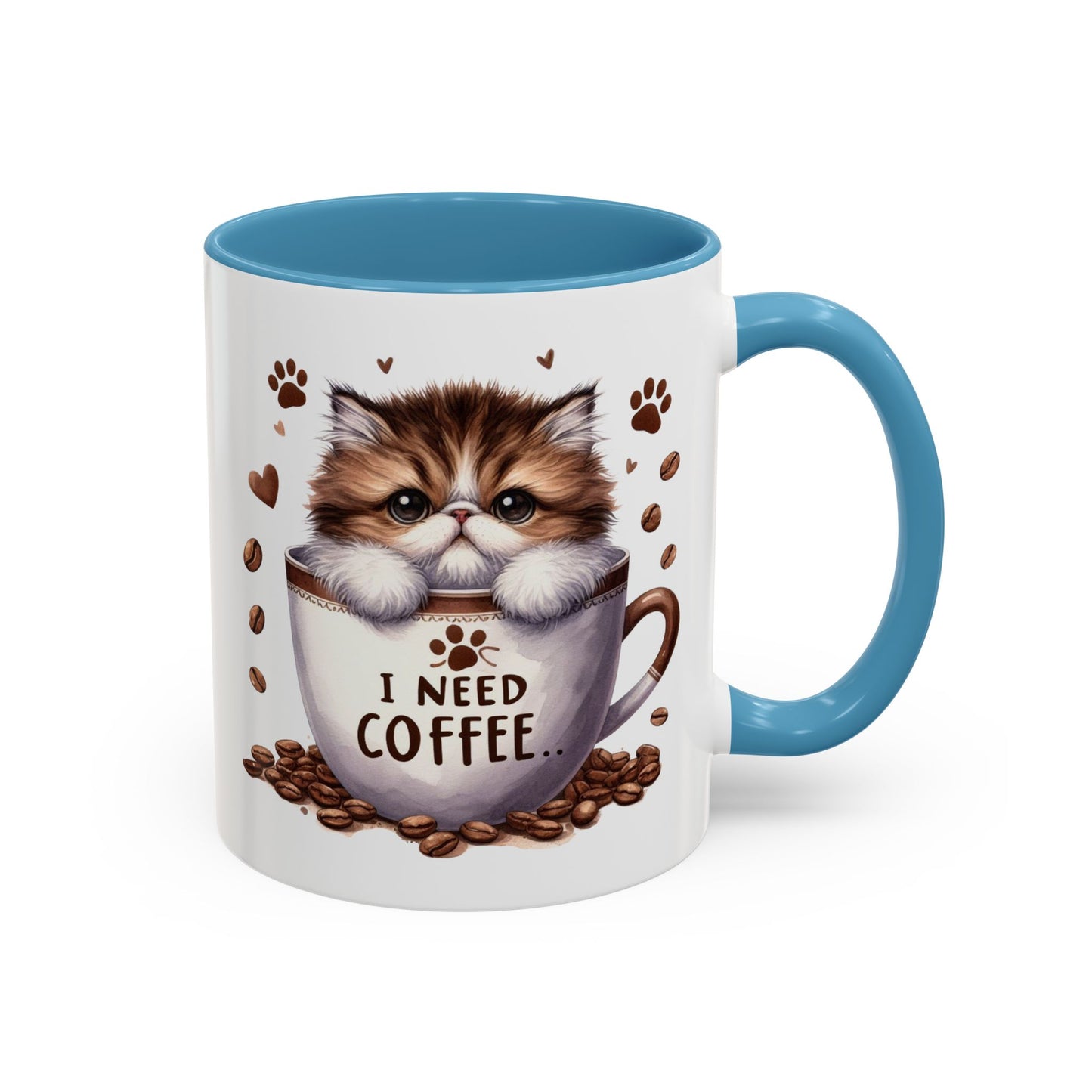 Animal Mug - I Need Coffee Kitten