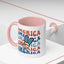 4th of July Mug - America peace Sign
