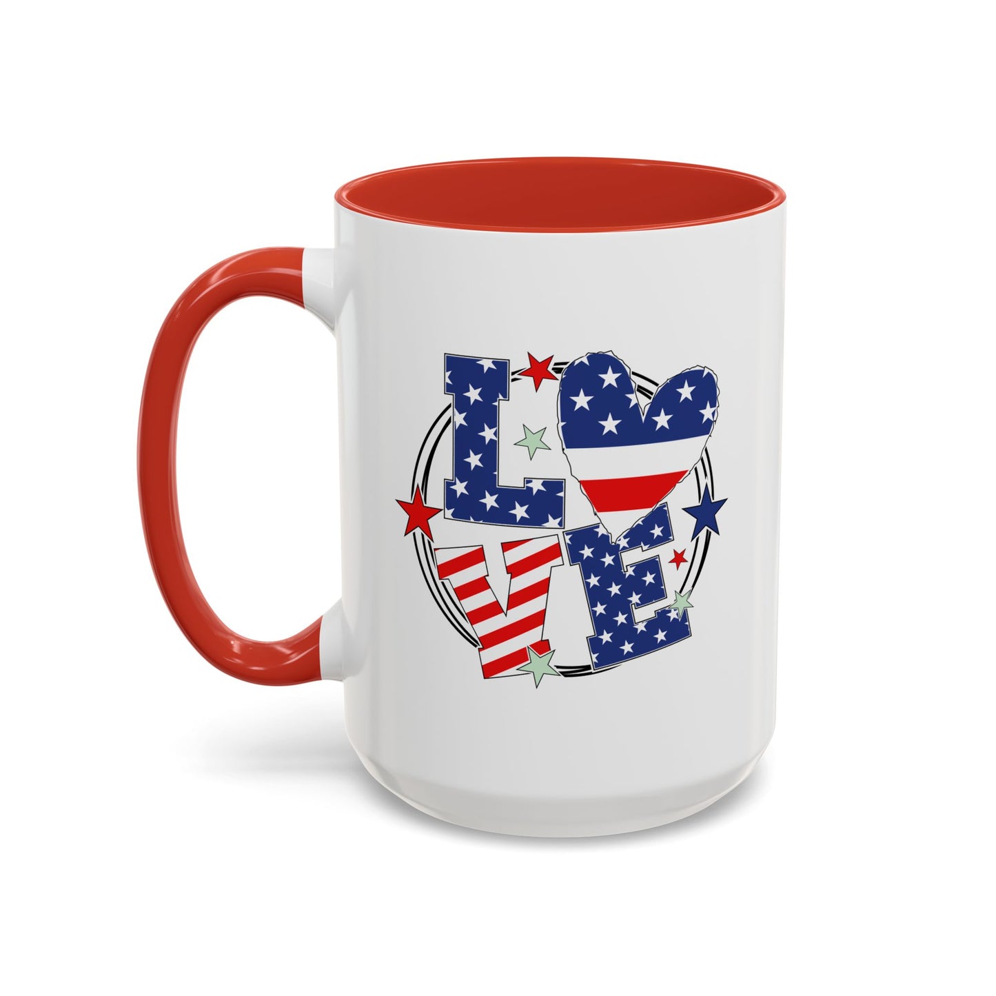 4th of July Mug - Love 4th of July