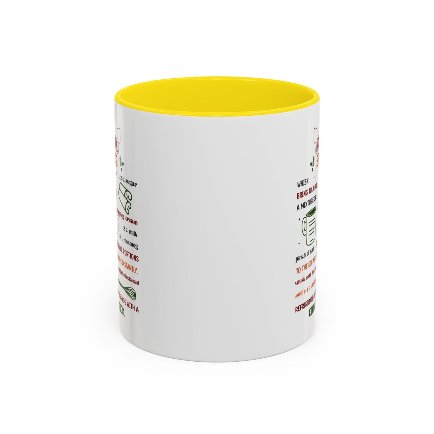 Christmas Mug - Homemade Eggnog Recipe