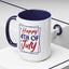 4th of July Mug - Happy Fourth of July Frames