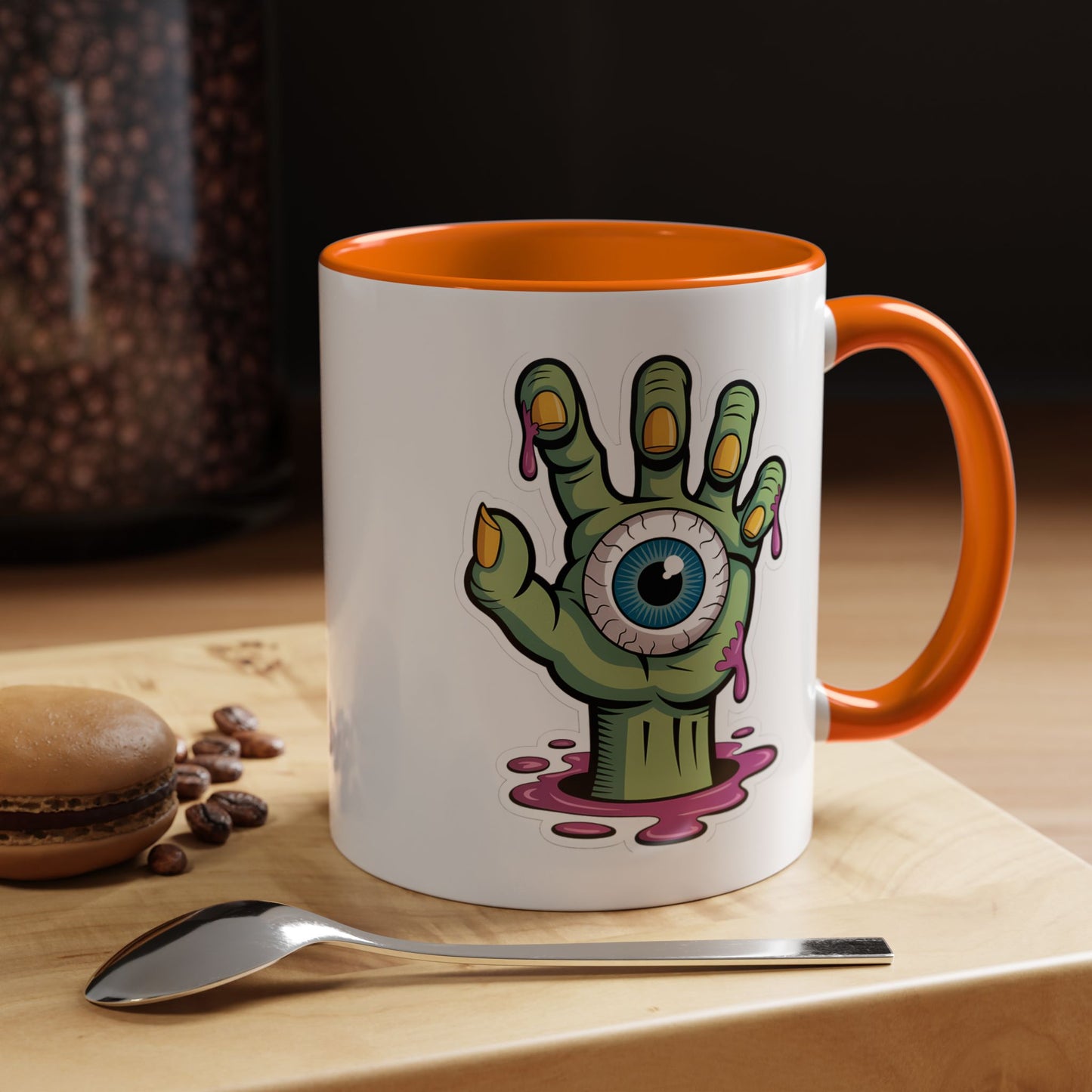 Halloween Mug - Eye Ball Hand